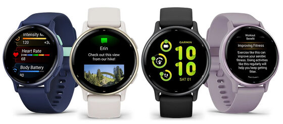 Garmin vívoactive 5 여성 남성 스마트워치 실리콘